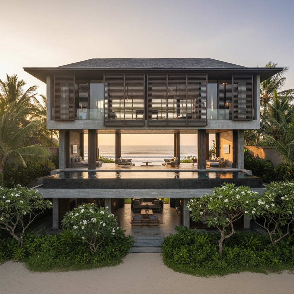 Luxury Beachfront Villa in Seminyak