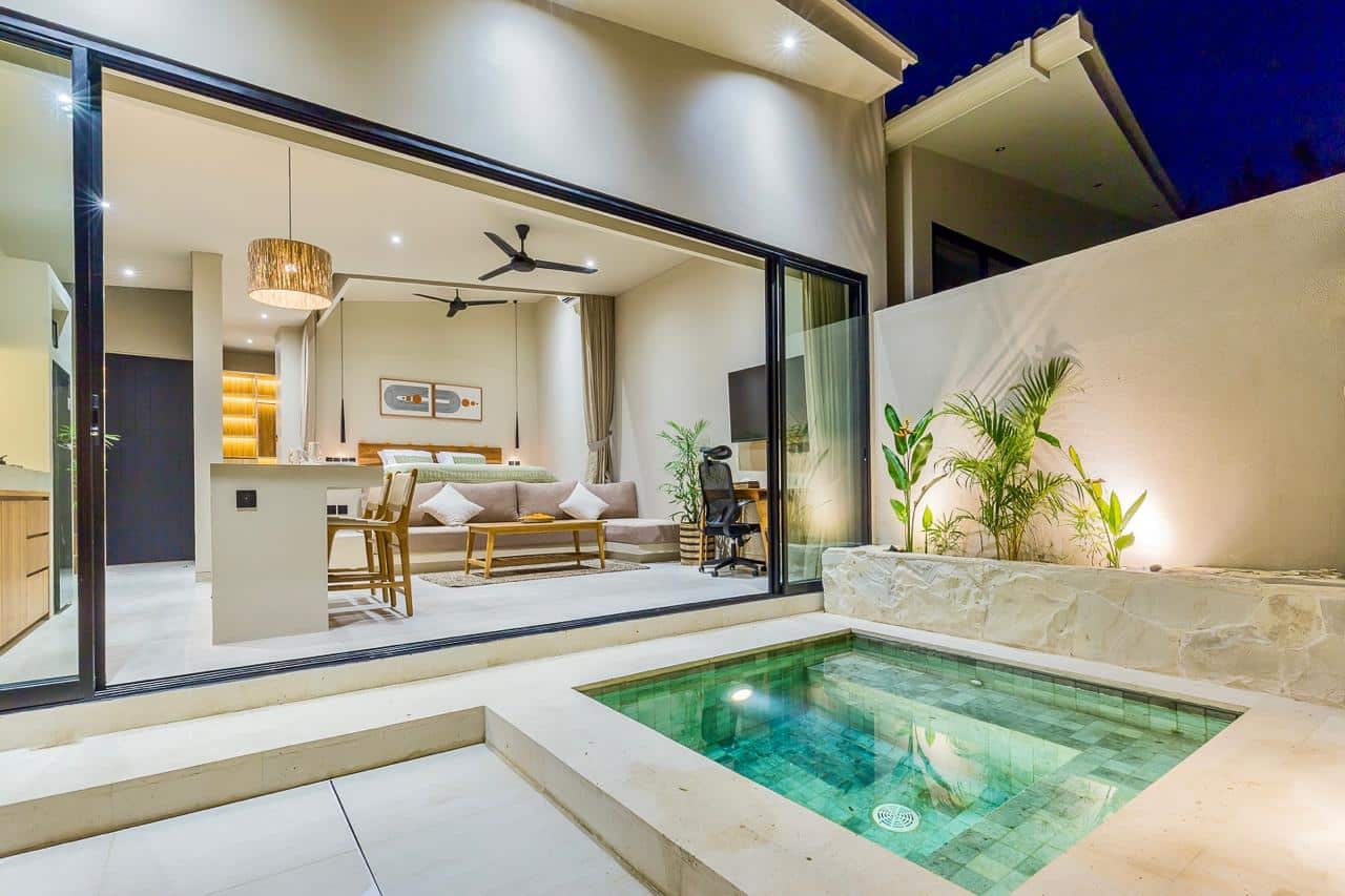 PRIVATE POOL 1-BEDROOM VILLAS FOR SALE
