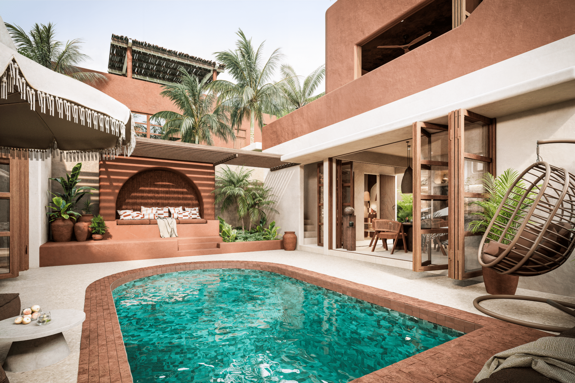 2 bedroom villa Balangan Beach Ocean View