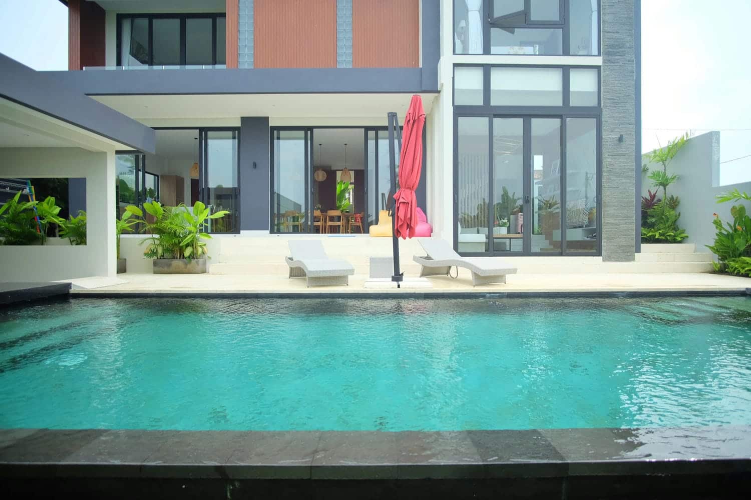 3 bedroom villa with Ocean and rice field view in Cemagi