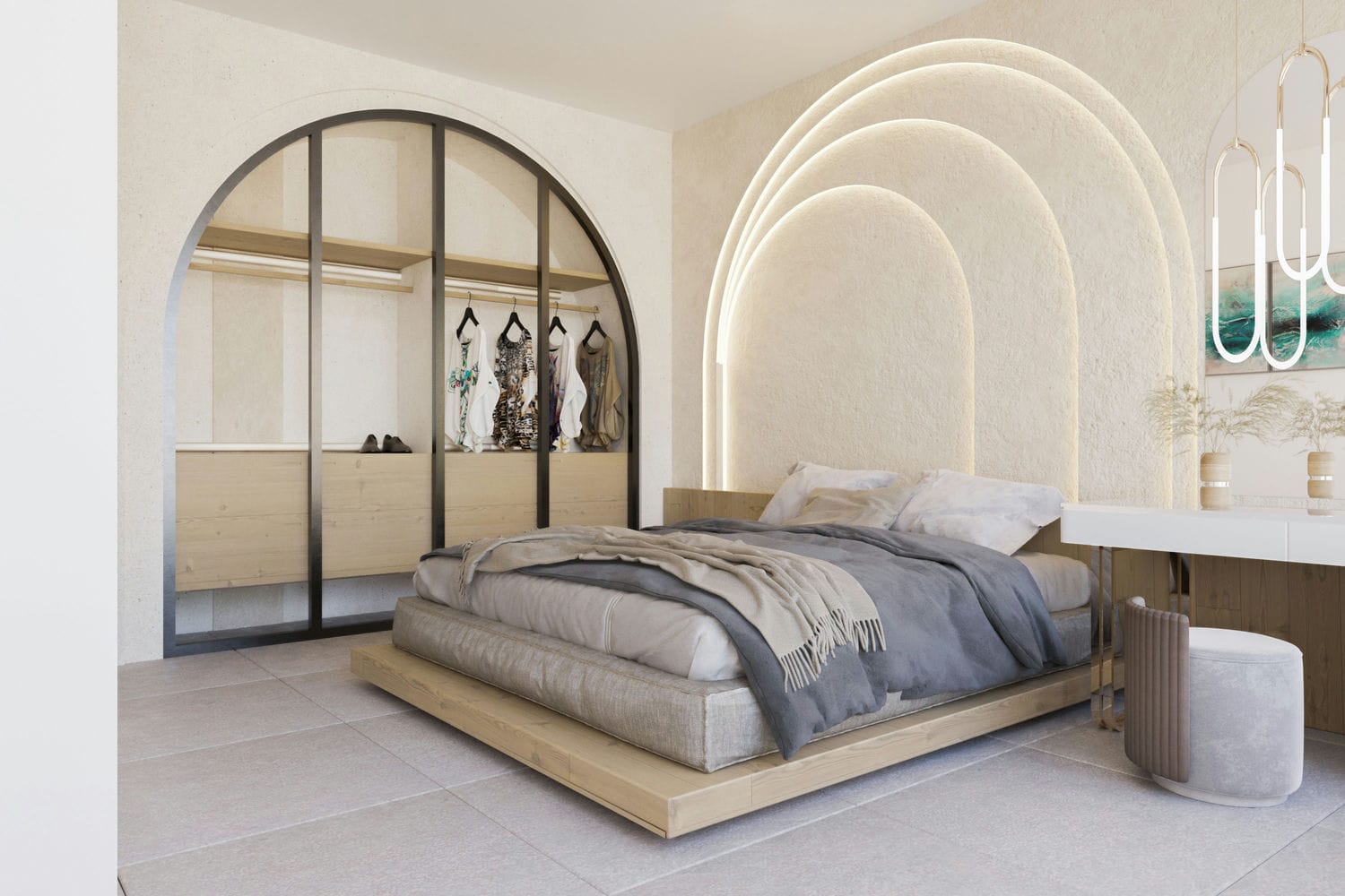 A new luxury villas complex in Kerobokan