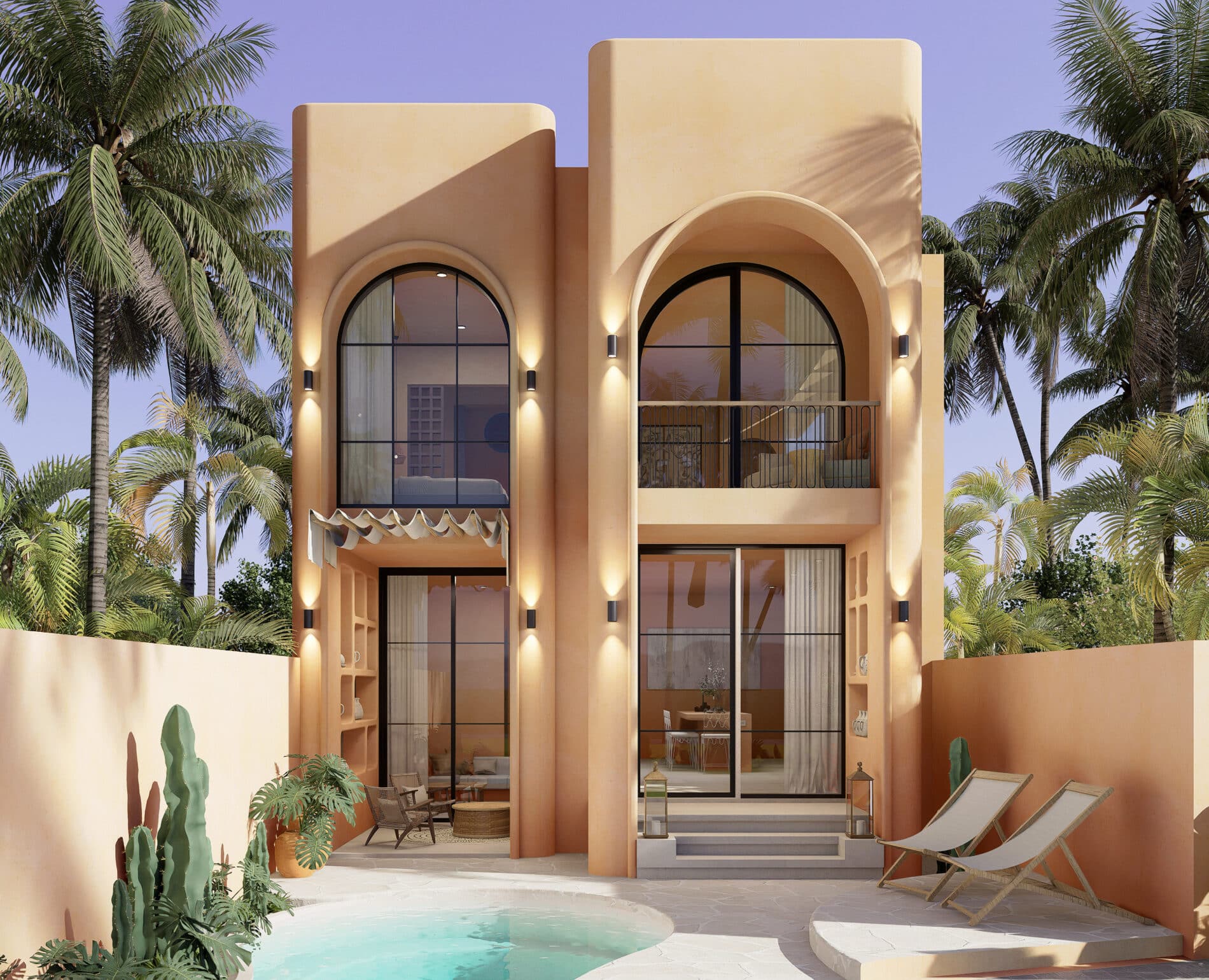 Stylish 3-Bedroom Villa with Moroccan Elegance
