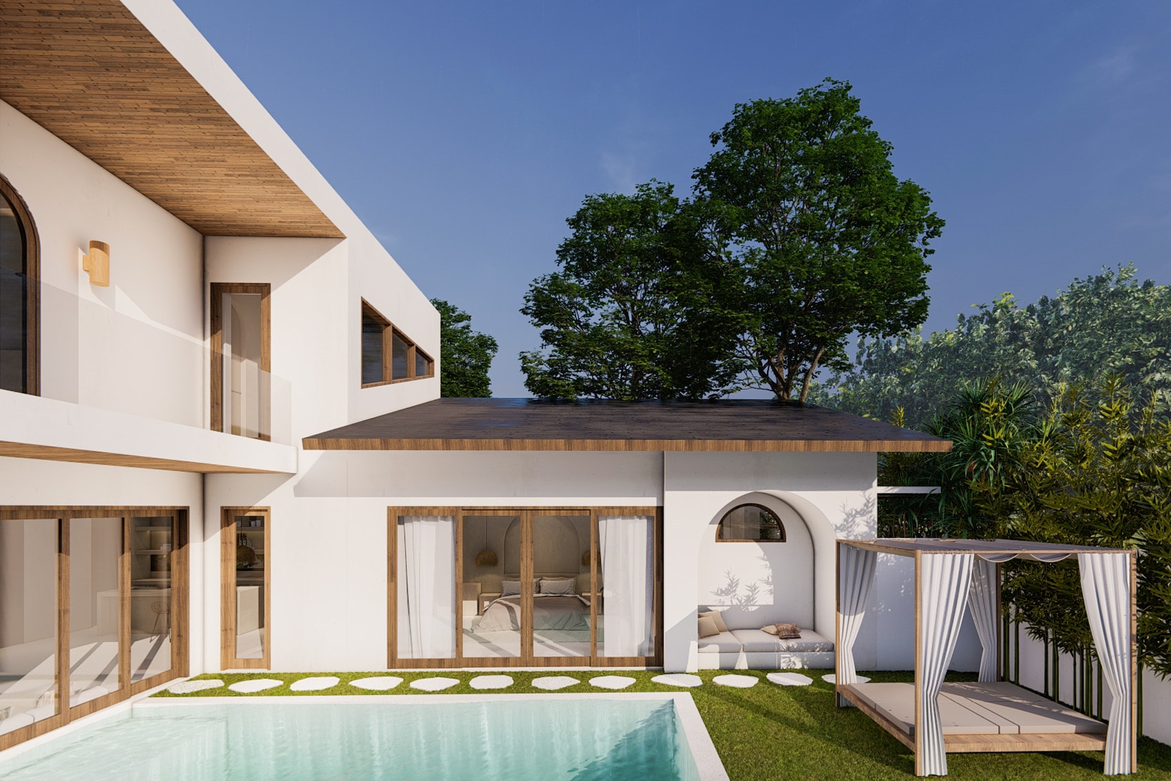 2 bedroom villa close to Balangan Beach – Plot 1 or 2