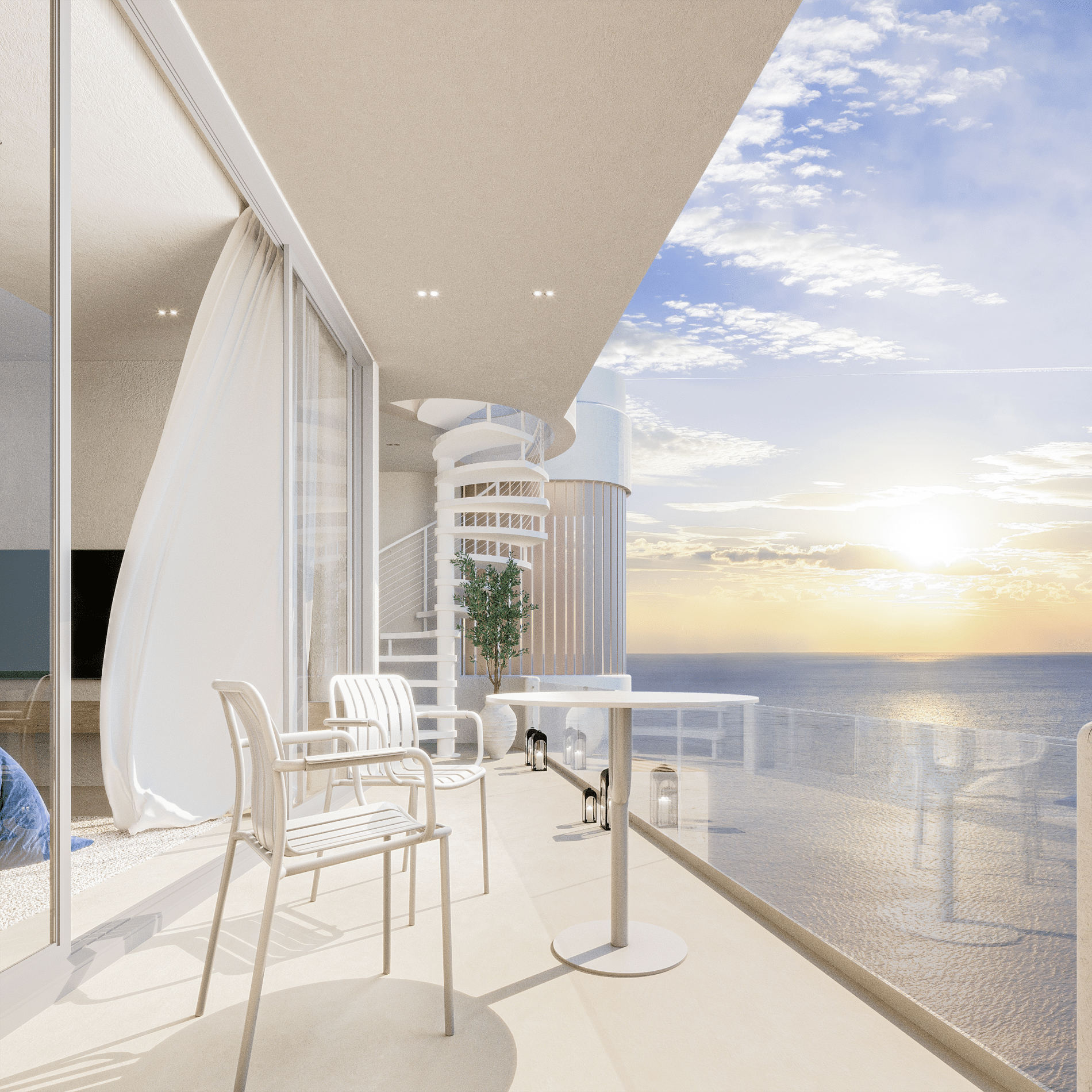 1 bedroom located on the dramatic cliffs of Uluwatu, Santorini-style