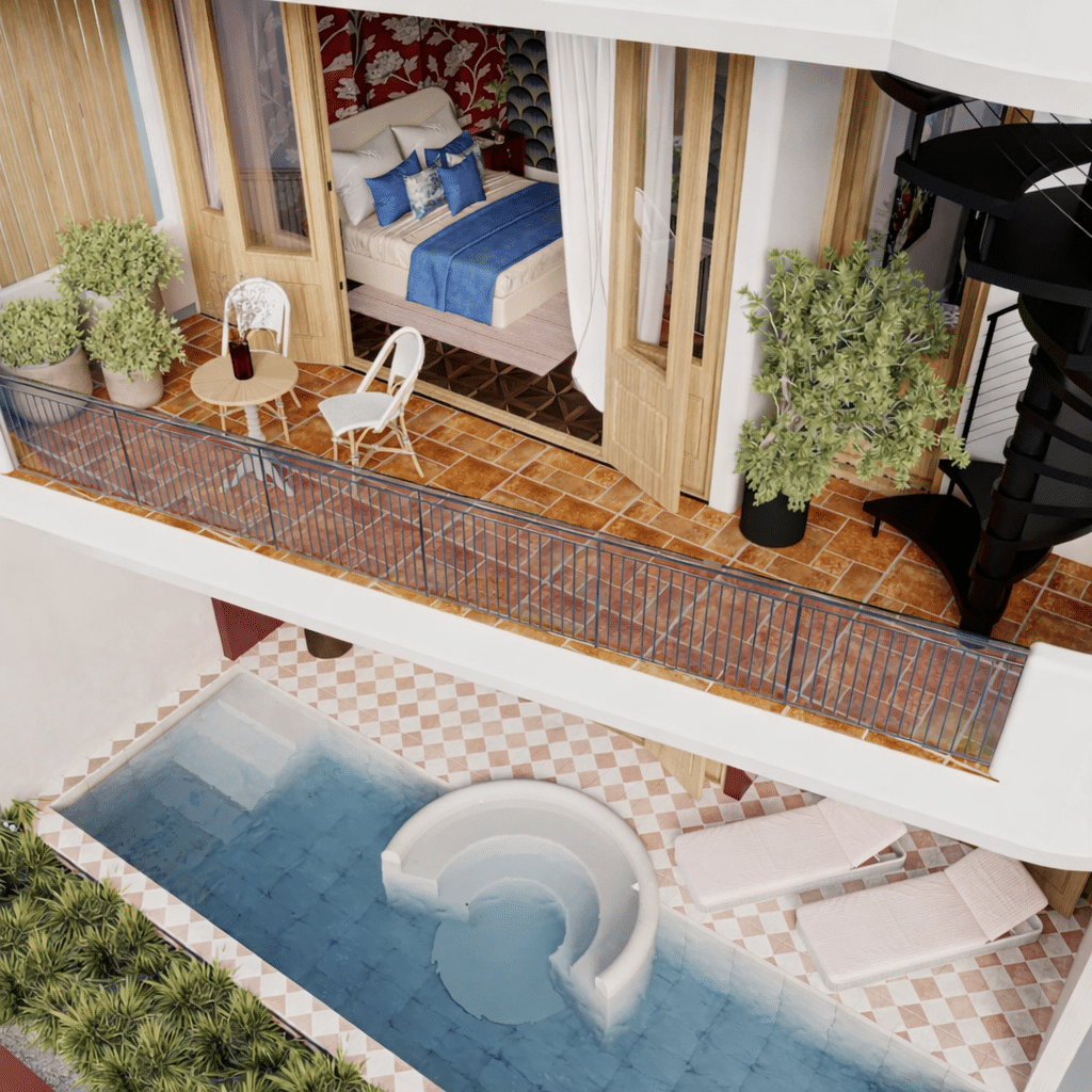 1 bedroom located on the dramatic cliffs of Uluwatu, Barcelona-style
