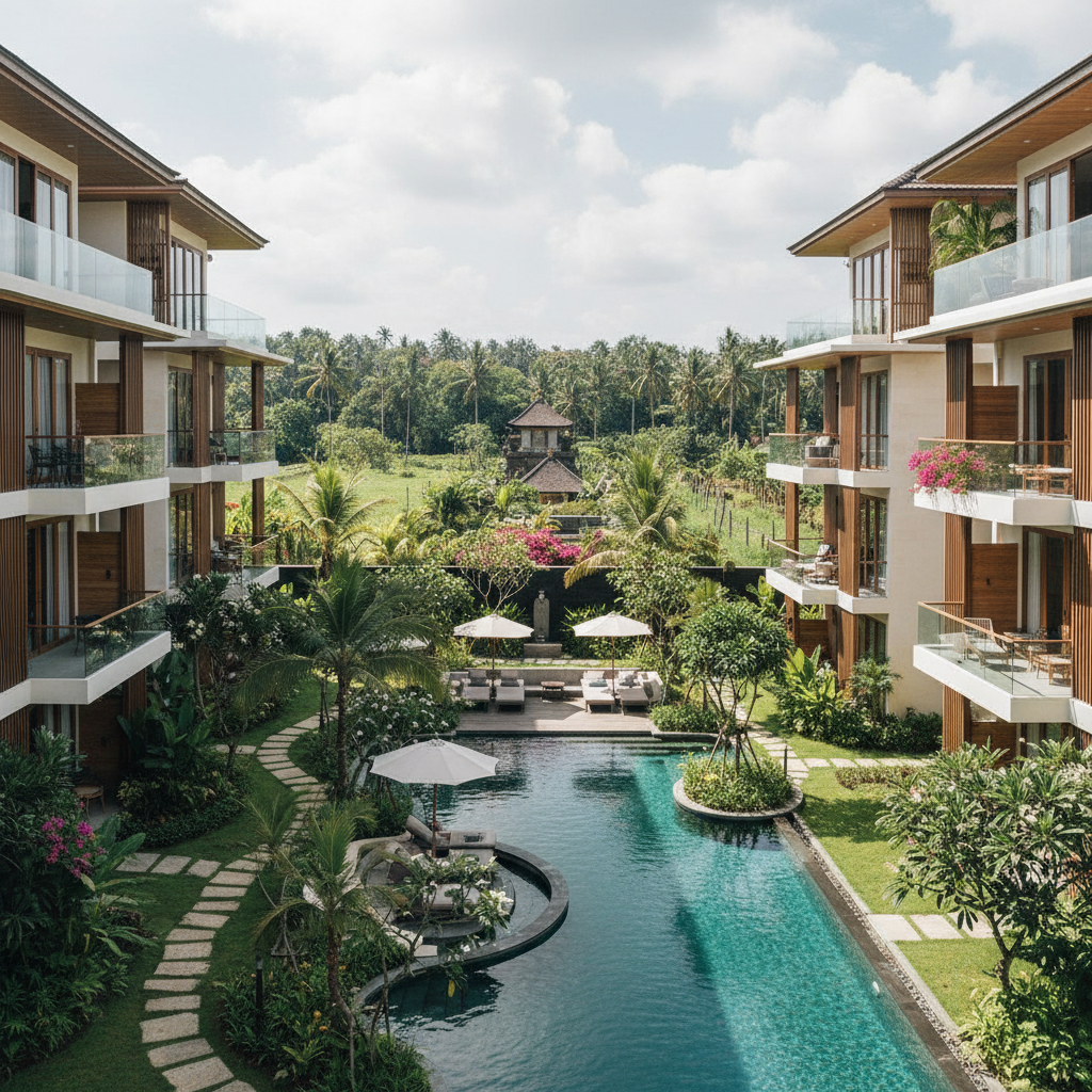 Modern Apartment Complex in Sanur