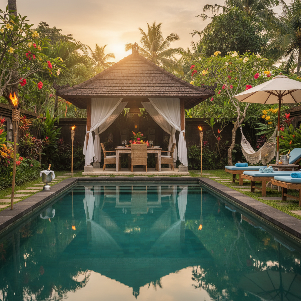 Tropical Pool Villa - Daily Rental in Canggu