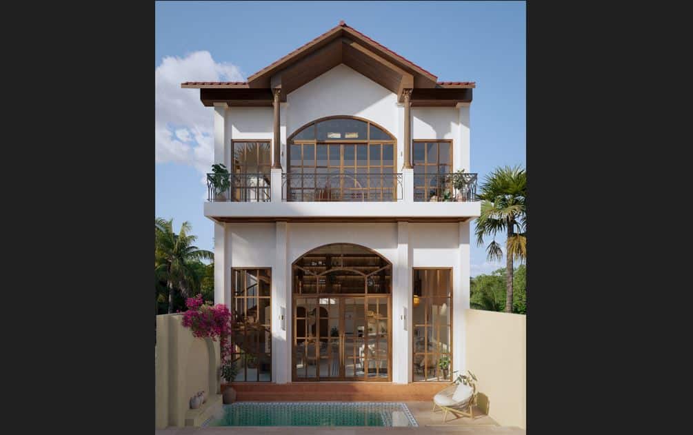 Spanish-Inspired 1 Bedroom Studio in Bingin Beach Area